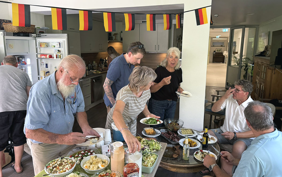 Buffet im Hospiz am EVK